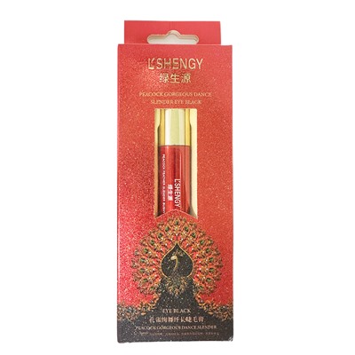 Удлиняющая тушь для ресниц «Танец павлина» L`SHENGY