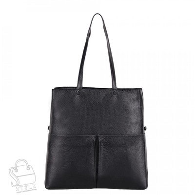 Сумка женская кожаная 3718G black Vitelli Grassi
