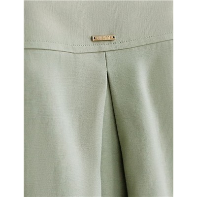 Блузка с широкими рукавами 3/4 из плотного лиоцелла