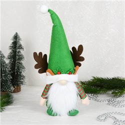 Новогоднее украшение Гном ЕЛКА 14x7x35 см / N102 /уп 100/ микс