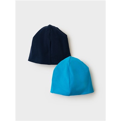 Шапка трикотажная для мальчиков, 2 шт в комплекте