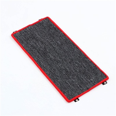 Когтеточка угловая средняя, ковролиновая с пропиткой, 57×13 см, микс цветов