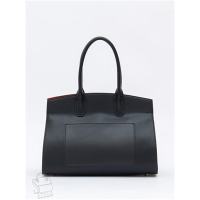Сумка женская кожаная 1049M black Polina&Eiterou