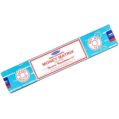 SATYA Ароматические палочки Money Matrix 15 г х 12 уп.