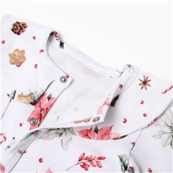 Комбинезон детский MINAKU Winter, рост 62-68 см, белое