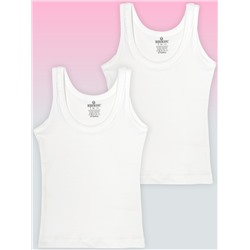 4540-01 Майка для девочек белая (BAYKAR)