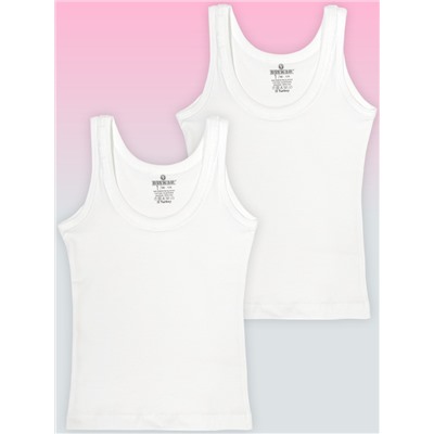 4540-01 Майка для девочек белая (BAYKAR)