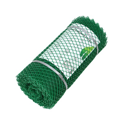 Сетка садовая, 0.5×20 м, ячейка ромб 15×15 мм, пластиковая, зелёная, Greengo, в рулоне