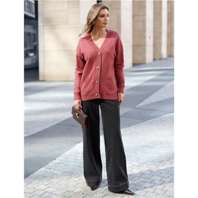 Кардиган из пряжи с кашемиром