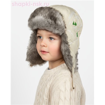 215-З Снеговик Ушанка для мальчика (48-50)