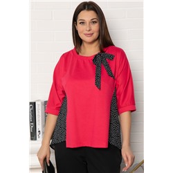 Блуза Федерика (малиново-черная) Б14990-18М