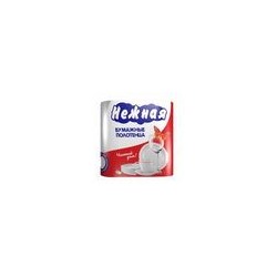 Полотенца бумажные 2 слоя 2 рулона  Нежная (12шт/уп)