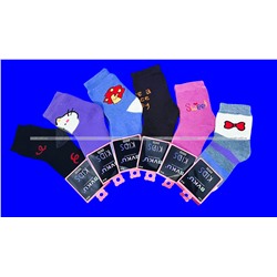 BVKU носки детские внутри махра с разными рисунками арт. С 237