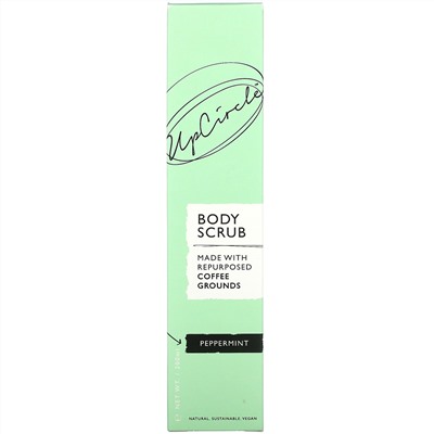 UpCircle, Body Scrub, Peppermint, 200 ml