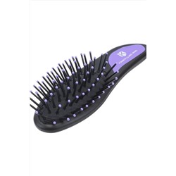 Kristaller Расчёска массажная для волос / Классик мини 8580, пластик, 13,8 см, черный KRISTALLER, 1133492