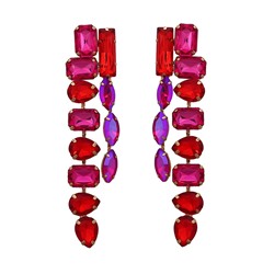 Серьги длинные на гвоздиках арт. 13 1650 (id 267292)