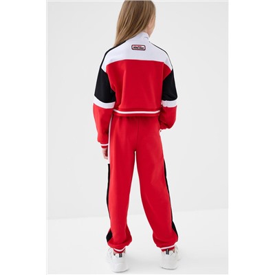 Комплект трикотажный для девочек: толстовка, брюки PLAYTODAY, 1240286