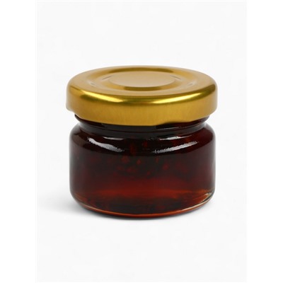 Подарочный набор новогодний в железной банке «С Новым годом»: монпансье 100 г, чай чёрный 50 г, варенье 30 г, открытка