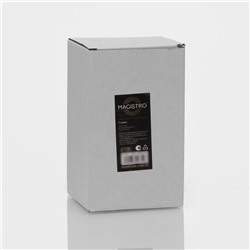 Стакан Magistro «Поль Квадро», 330 мл, с двойными стенками, 8.5×8.5×12 см, стекло, прозрачный