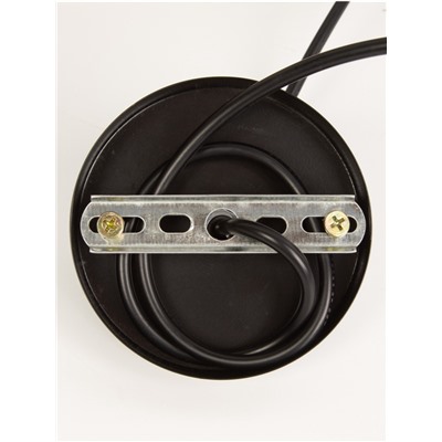 Светильник BayerLux «Вица», 1×40 Вт, Е27, черный, 18×18×30 см