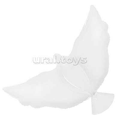 Шар (34''/86 см) Фигура, Голубь, Белый, 1 шт. в уп.