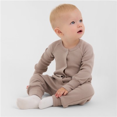 Комбинезон детский MINAKU, рост 80-86 см, коричневый