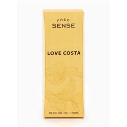Парфюмерное масло женское Free Sense Love Costa, 8 мл (по мотивам Lacoste Pour Femme (Lacoste)