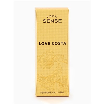 Парфюмерное масло женское Free Sense Love Costa, 8 мл (по мотивам Lacoste Pour Femme (Lacoste)