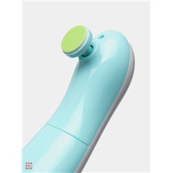 Детский триммер для ногтей пилка 6 насадок,свет, Baby Nail Trimmer
