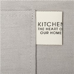 Фартук «Этель» Kitchen, 60×70 см, светло-серый, 100% хлопок, саржа 250 г/м²