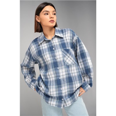 Рубашка женская в клетку Happyfox