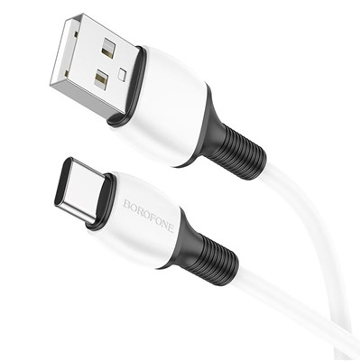 Кабель USB - Type-C Borofone BX84 15W 100см 3A  (white)