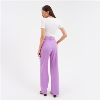 Брюки женские прямые MIST: Pants, размер 42, лиловый