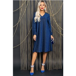Платье Мари (синее) П11707