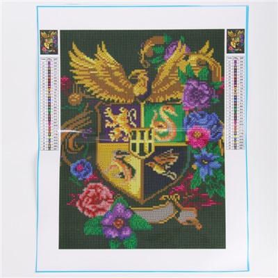 Алмазная мозаика с полным заполнением на холсте «Герб», 30×40 см