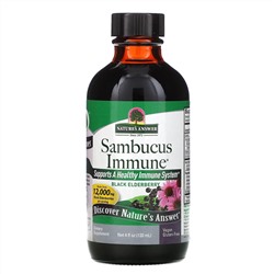Nature's Answer, Sambucus Immune, настой эхинацеи и астрагала, 12 000 мг, 120 мл (4 жидких унции)