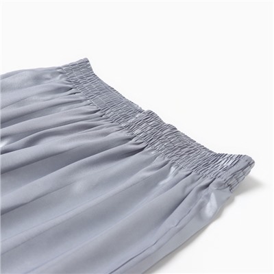 Пижама женская (рубашка, брюки) KAFTAN «Полоска», серо-голубая, размер 48-50