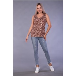 Майка "Сюжет" (Коричневый)