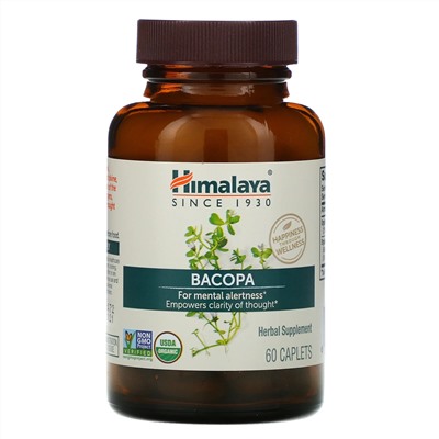 Himalaya, бакопа, 60 капсул