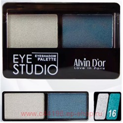 Alvin D`or Тени для век двойные Eye Studio тон 16 AES14