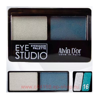 Alvin D`or Тени для век двойные Eye Studio тон 16 AES14