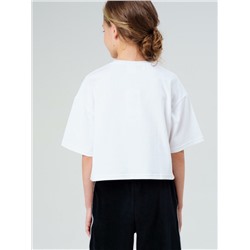 Фуфайка трикотажная для девочек (футболка)