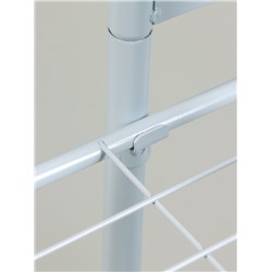 Подставка для цветов Greengo, 6 полок, 44×22×105 см, напольная, металл, белая