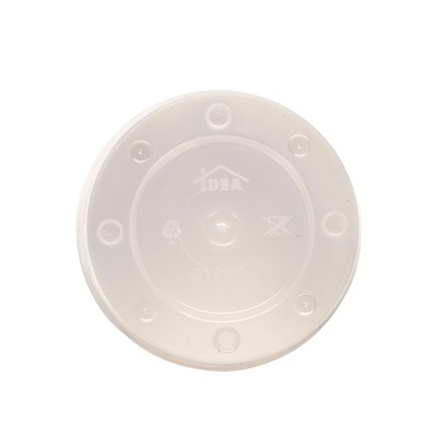 Горшок для орхидей с поддоном IDEA «Деко», 1.2 л, пластиковый, белый