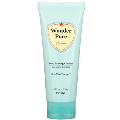 Etude House, Wonder Pore, Deep Foaming Cleanser, 5.29 oz (150 g)