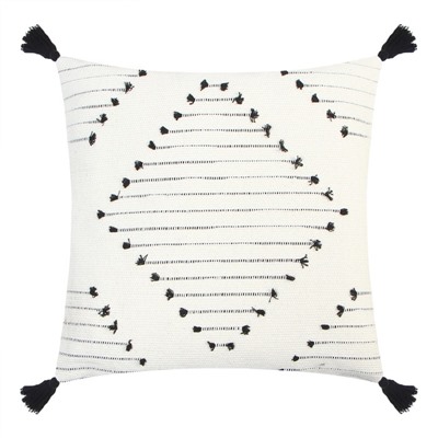 Наволочка декоративная «Этель», сканди, 45×45 см, чёрный