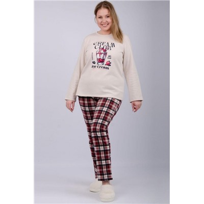 Пижама Десерт (Бордовый)