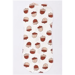 Пеленка-кокон на молнии арт. ПМЛ/желуди