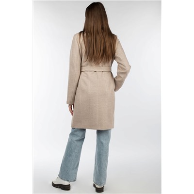01-10257 Пальто женское демисезонное (пояс)