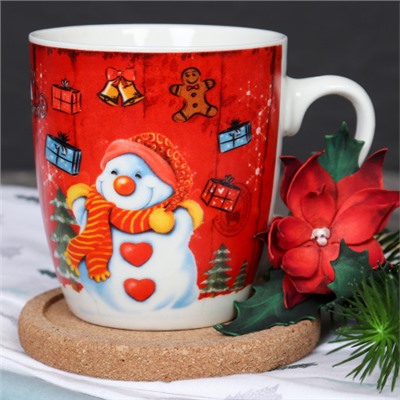 Кружка новогодняя 250 мл / X614 /уп 96/